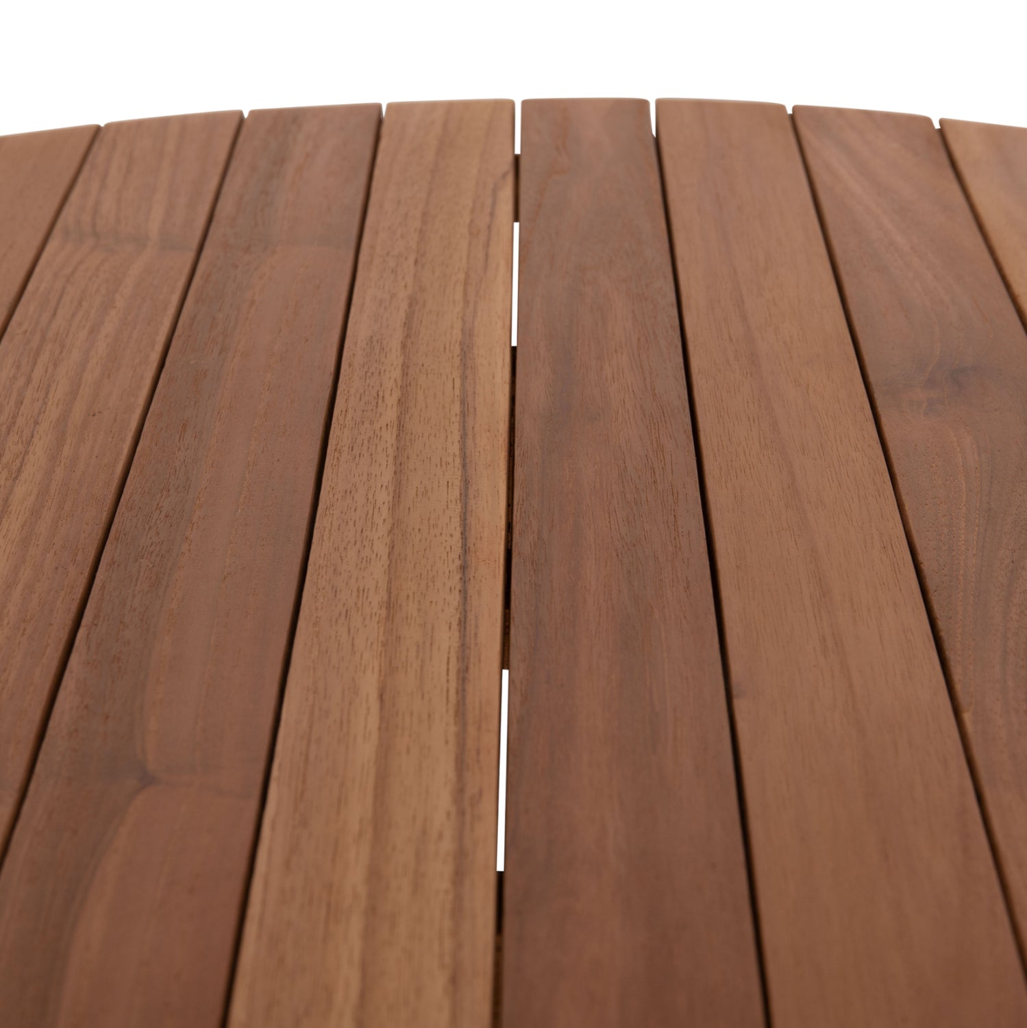 DINING TABLE ROUND DANTE HM6379 TEAK WOOD Φ80x75Hcm.