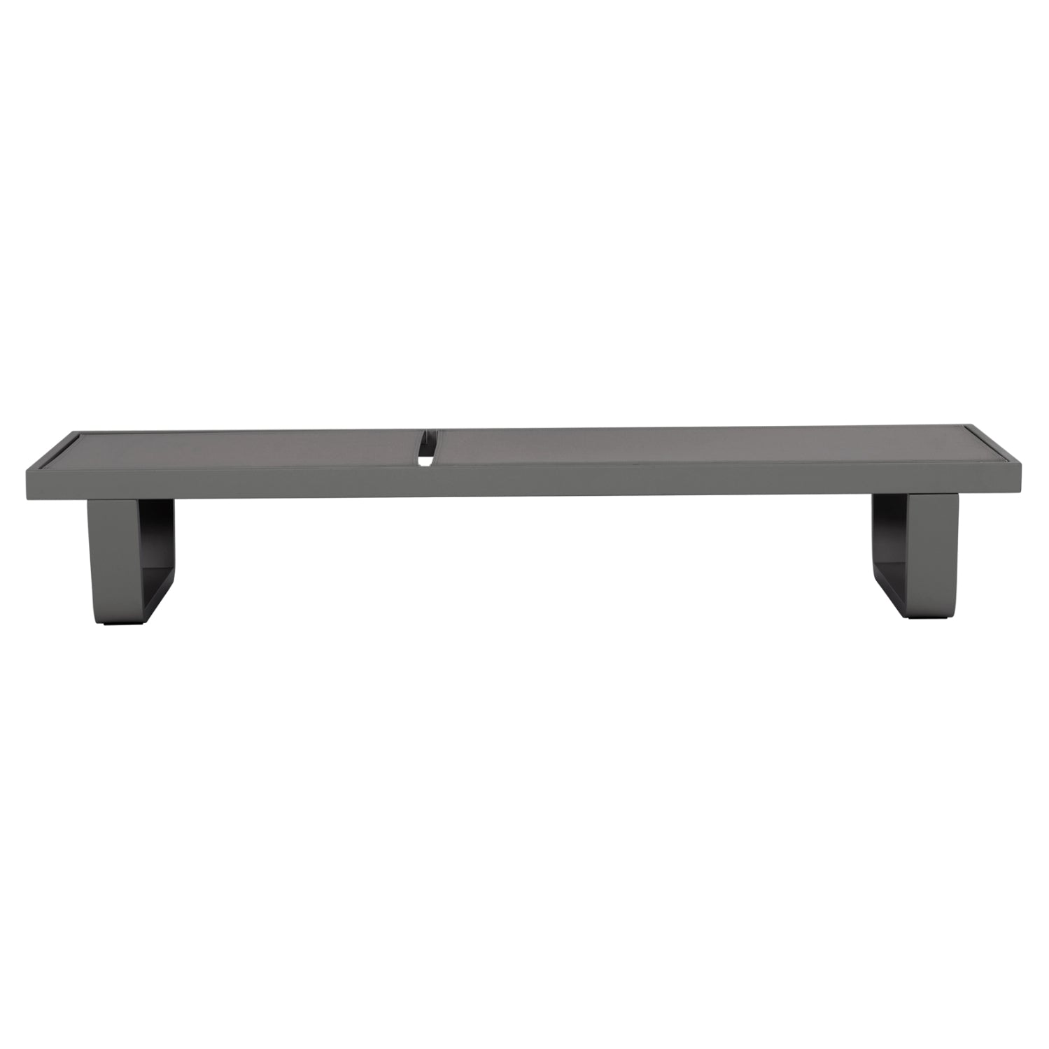 ALUMINUM SUNBED RICKON WITH TESLIN FABRIC HM6292.01 GREY COLOR 198x61,5x97Hcm.