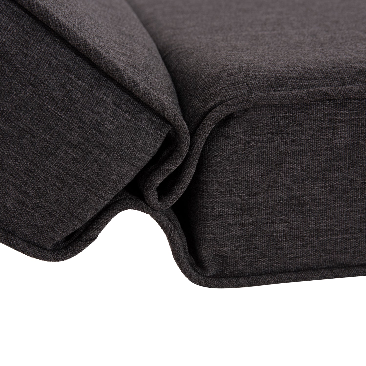 BEACH LOUNGER KORINOS HM10774.73 PINE WOOD IN WALNUT--OLEFIN CUSHION IN GREY 79x204x77Hcm.