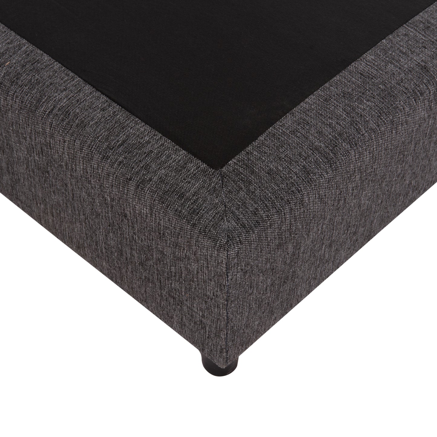 SUBSTRATE KING-SIZE BED SIGGY HM21218--GREY FABRIC--FOR MATTRESS 180x200cm.