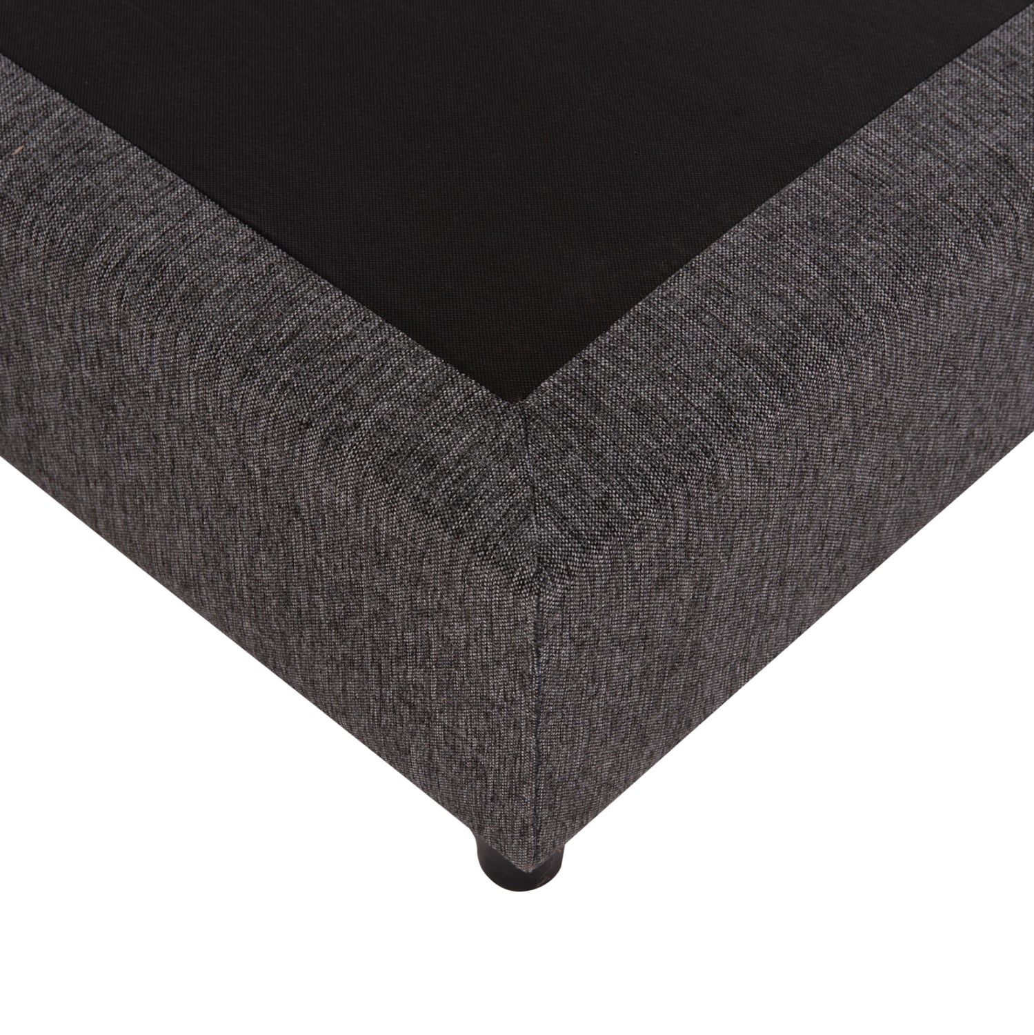 SUBSTRATE KING-SIZE BED SIGGY HM21218--GREY FABRIC--FOR MATTRESS 180x200cm.